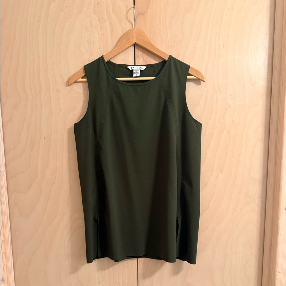 Athleta Dark Green Tank Top Size XS